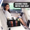 Honeydak Passenger Seat Organizer, Collapsible Car Storage for Console Front/back