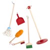 Melissa & Doug Dust! Sweep! Mop! 6-Piece Pretend Play Cleaning