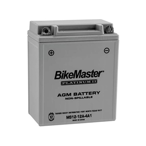 BikeMaster AGM Platinum II Battery MS12-12A-4A1 For Yamaha SRX250 1987