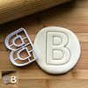 Sweet Prints Inc Letter B Cookie Cutter - Dishwasher Safe