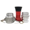 SpringSpray 2" NPSH Heavy-Duty Industrial Fire Hose Nozzle with 2
