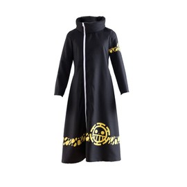 OURCOSPLAY Trafalgar Law Coat Cosplay Costume (L)