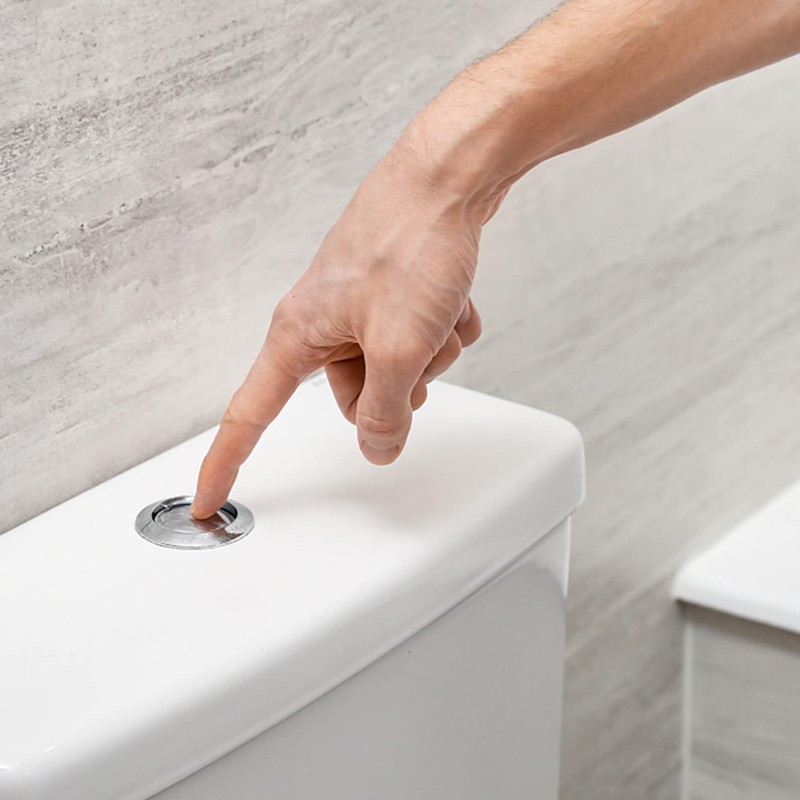 Angoily Single Flush Valve Replacement Buttons, 1PCS Single Push Flushing