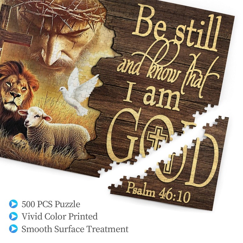 Christian Puzzles for Adults 500 Pieces Religious Jesus Jigsaw Puzzle