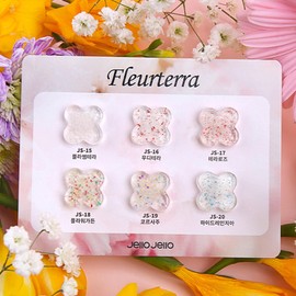 Jello Jello Plerterra 6 types of individual spring glitter gel / 젤로젤로 플레르테라 6종 단품 봄글리터젤