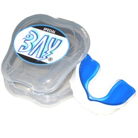 PRO LINE Bay® CE Boxing Mouth Guard – White with Vented, Sport Gum Shield Mouth Guard Mouth Protection