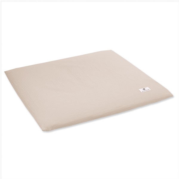 Wicker Cover Made of Muslin Sand, Made in Germany, Oeko-Tex