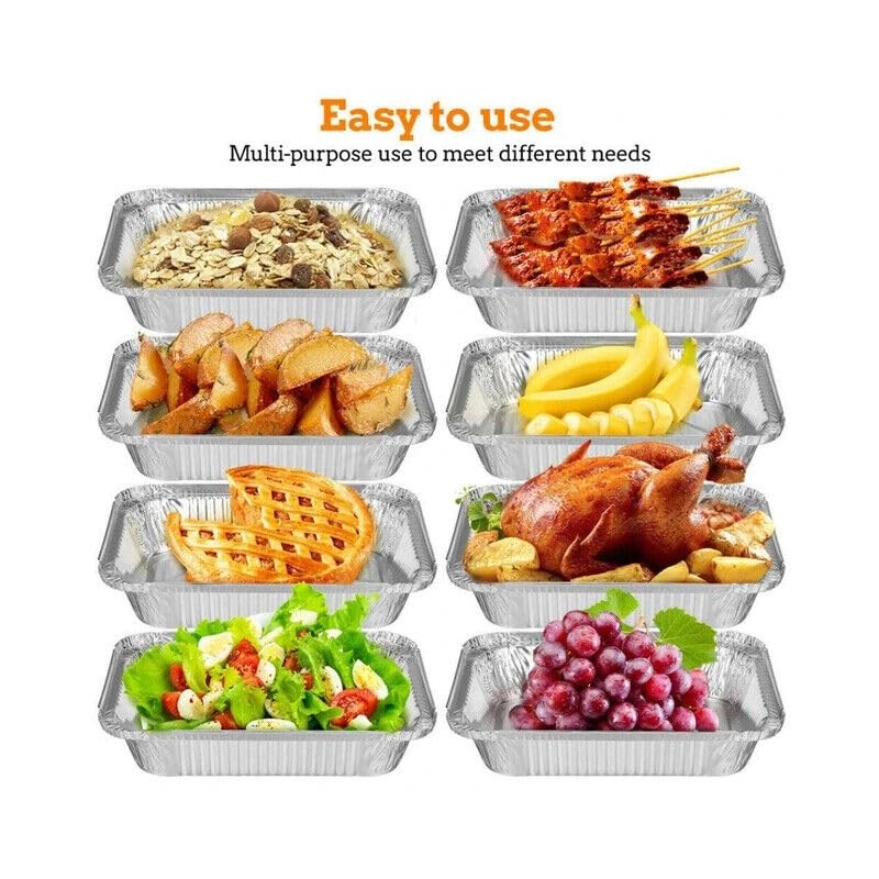 Efforias 25 X Large No6a (700ml) Aluminium Foil Food Container