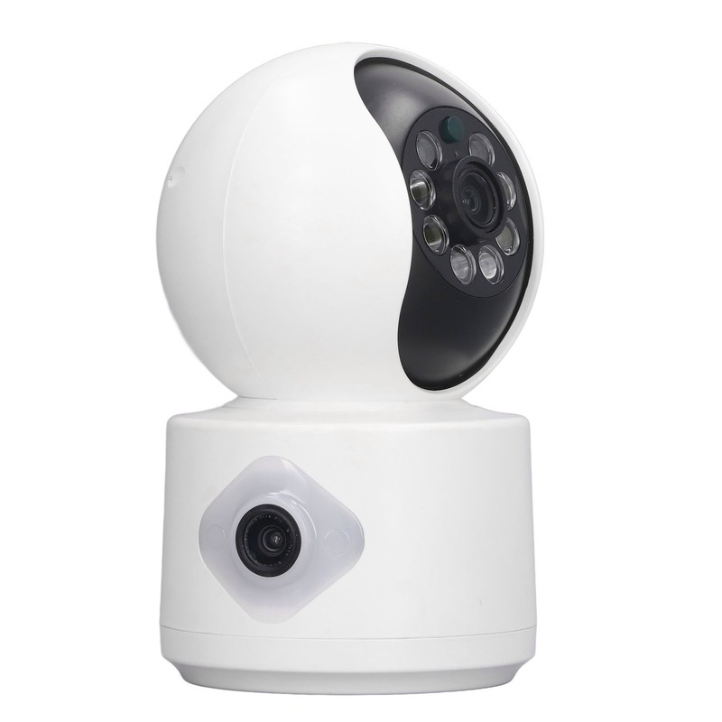 Home Security Camera 2MP Dual Lens Night Vision Remote Control