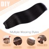 VINBAO Sew in Human Hair Extensions Natural Black Hair Extensions