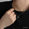 JewelVOX Women's Necklace, Short, Hypoallergenic, Surgical Stainless Steel, Smile, Sound