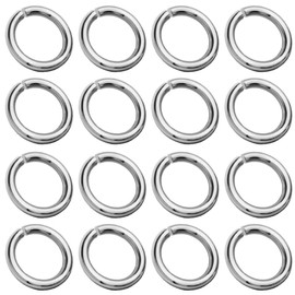 My-Bead Pack of 20 Jump Rings Diameter 5 mm x Diameter 1 mm Wire Thickness 925 Sterling Silver for Jewellery Making DIY