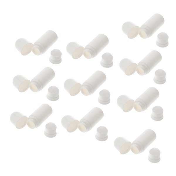 Gatuida 10pcs Plastic Roller Bottles for Aromatherapy Refillable Leak Containers