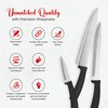 Cheer Collection Chef Knife Set (7 Piece) with Rotating Stand