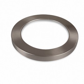 Mextronic Round Metal Cover Satin Nickel for LED Panel Aura Round 24 W