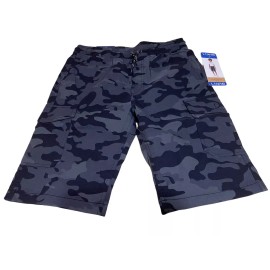 Weatherproof Vintage Black Gray Camo Boys Shorts Size Youth Large 14-16 NEW!