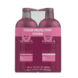 Nexuss Color Assure Shampoo and Conditioner, Sulfate-Free, Long-Lasting Color Protection & Vibrant Shine, 32 Fluid Ounce (Pack of 2)