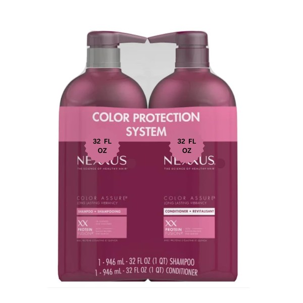 Nexuss Color Assure Shampoo and Conditioner, Sulfate-Free, Long-Lasting Color Protection