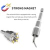 Skweawert 2pcs 1/4" Hexagonal Shank Socket 10mm Magnetic Power Nut
