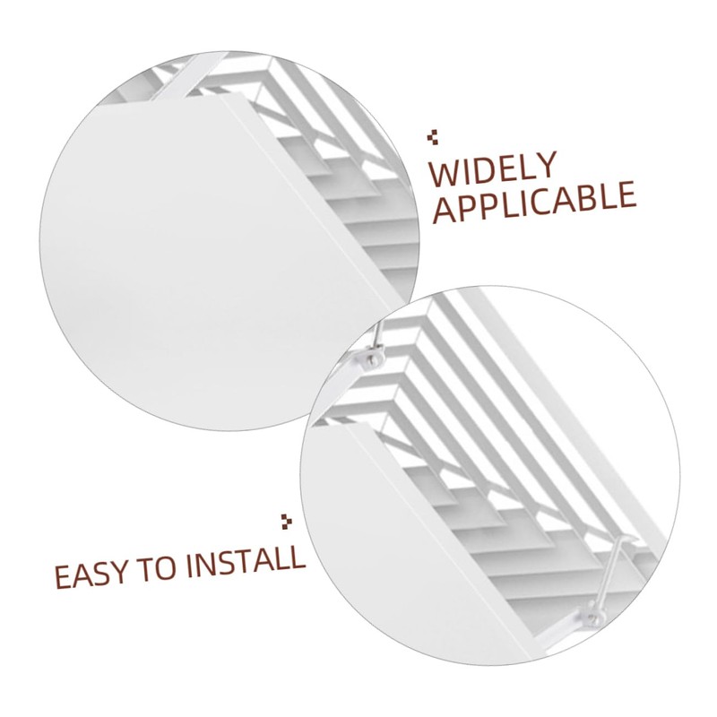 Operitacx 2pcs Windshield Central Air Conditioner Deflector Air Conditioner Baffle