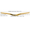 Wheel Track Handlebar Replacement Aluminum Alloy Bike Riser Bar 31.8mm
