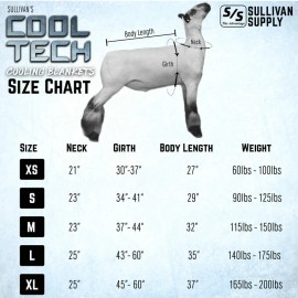 Cool Tech Sheep Blanket Red Small 90lbs-125 lbs Innovative Cooling Technology