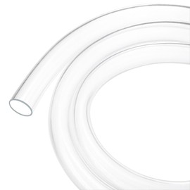 M METERXITY Clear Plastic Tubing, 0.79"(20mm) ID 0.87"(22mm) OD 5 Ft (1.5m) Long Low Pressure PVC Tubing Flexible Vinyl Hose Garden/Water Hose Airline Tube for Aquarium