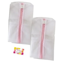 Gently Wash Thin Clothes That Are Worried About Damage! Cylindrical Washing Net, Fine Mesh, Prevents Lint, Prevents Lint, Prevents Deformation, Dryer Safe, Includes Zipper Cover, Diameter 9.8 x Width