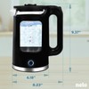 NELO Electric Kettle with Keep Warm Function, Sleek Glass Window