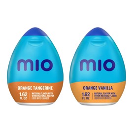 Mio Liquid Water Enhancer 1.62 Fl Oz,Orange Vanilla + Orange Tangerine (Variety Pack)
