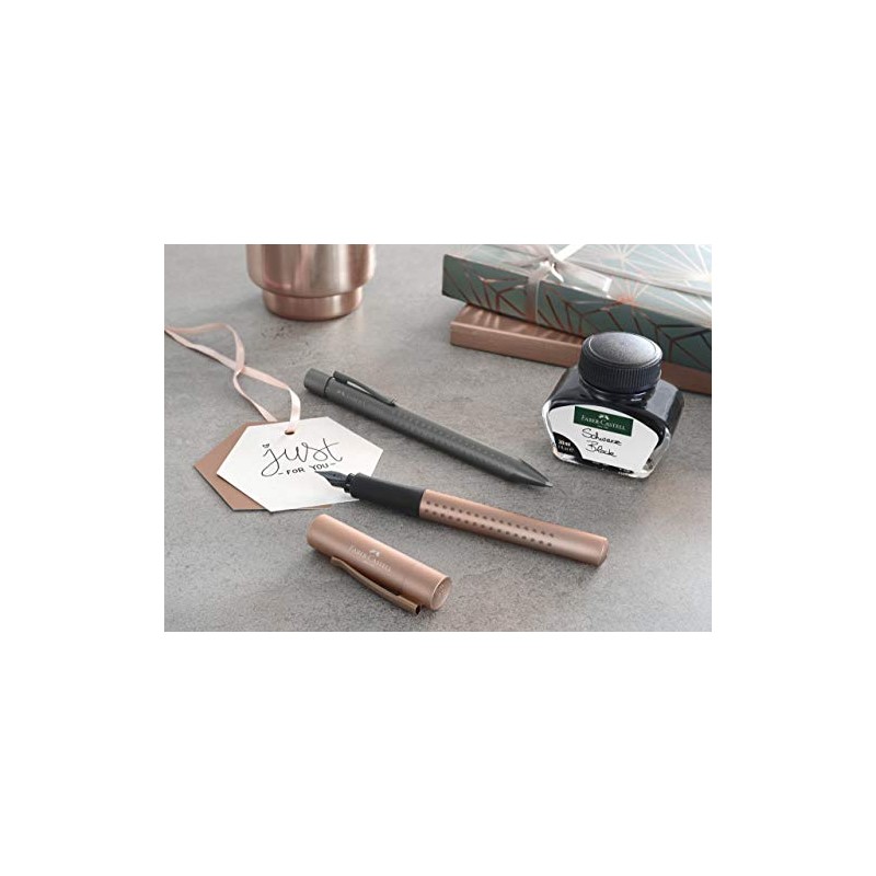 Faber-Castell Grip Edition F Fountain Pen - Anthracite, 140947