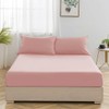 EV DEKOR® MF003 Extra Deep Fitted Sheet Double, Blush -