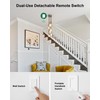 TREEWELL 3 Way Wireless Light Switch and Receiver Kit, 200FT