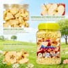 13.4oz Crispy Dehydrated Apple Dices - One Ingredient, Just Apples