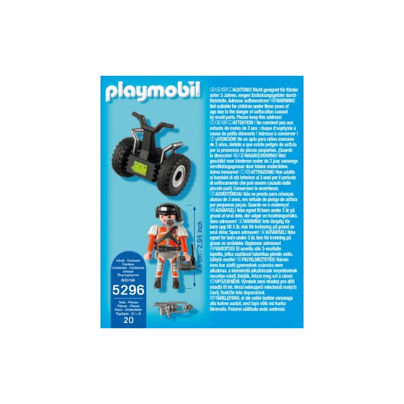 PLAYMOBIL 5296 Top Agent mit Balance-Racer