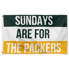 Sundays Are for Football Flag 3x5 Feet Two-Sided 150D Polyester Banner Man Cave Decor (Packer)