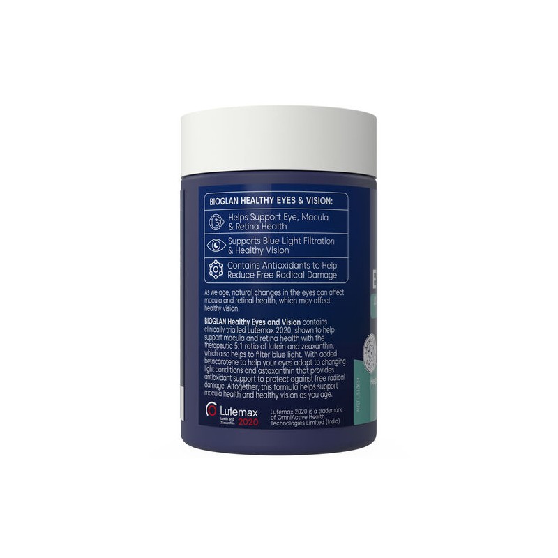 Bioglan Healthy Eyes + Vision 60 Capsules