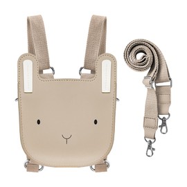 Mayplous Kids Backpack for Girls and Boys Children's Shoulder Bag Mini Backpack Teenagers Crossbody Bag Cute Animal 2 in 1 Style Small Size for Over 4 Years L16xW7xH18.5cm / L2.3xW2.8xH7.3in (Bunny)