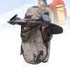 Wide Brim Solar Fan Hat Outdoor Fishing Sunscreen Quick Drying