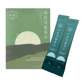 right Whole Grain Enzyme 3g x 30 packets x 1 box JJ Mall / 바른곡물효소 3g x 30포 x 1박스 JJ몰