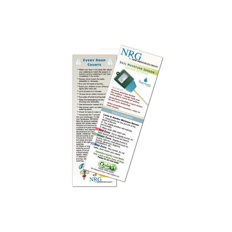 Moisture Sensor Combo, Meter & Rain Sprinkler Gauge + Outdoor