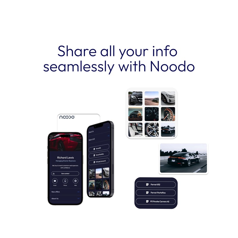 Noodo Contactless Digital Business Card - Digital Business Card with