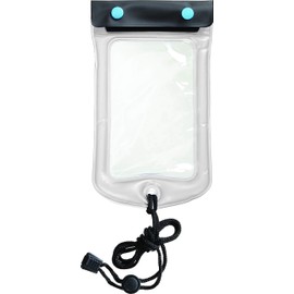 Lewis N. Clark WaterSeals Triple Seal Floating Waterproof Pouch + Dry Bag for Cell Phone, Great for Kayak, Canoe, Pool, Beach, Clear