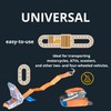 INTAKO Tie Down Straps with Ratchet 4 m 800 kg