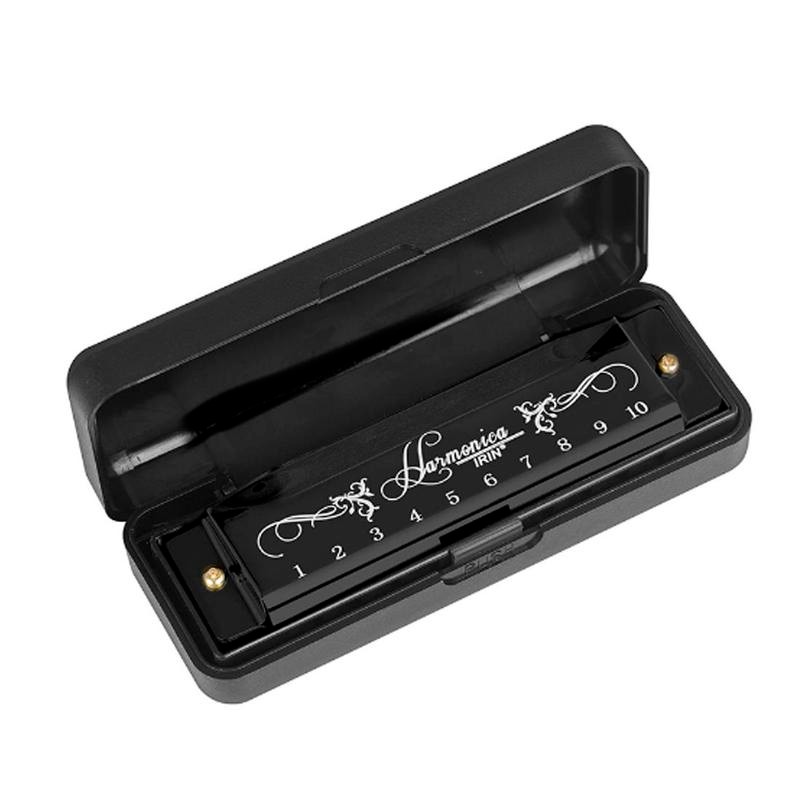 10 Hole 20 Tone Harmonica, 1 Count Portable C Key
