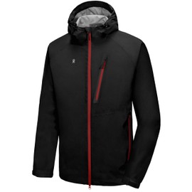 Little Donkey Andy Men's High-performance Waterproof Rain Jacket Ultra Lightweight Outdoor Rain Coat Shell for Golf Black M