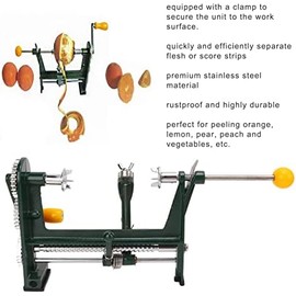 CHICIRIS Peladora Rápida de Frutas y Vegetales, Acero Inoxidable y Fácil de Limpiar para Cocina