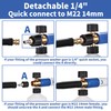 FENG PAI Pressure Washer Foam Cannon with Dual Connector Accessory