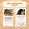 SE 14 Inch Gold Panning Pan - Dual Riffles for