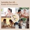 Aushamtai 8PCS Metal Hair Ties for Thick Ponytail Cuffs for